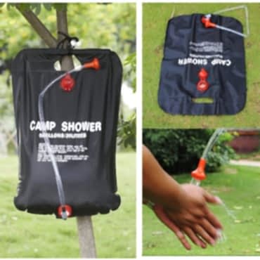 20 Litre Solar Isıtıcılı Kamp Duş Torbası 