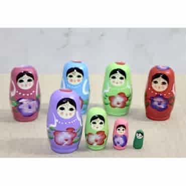 4'lü Ahşap Matruşka 