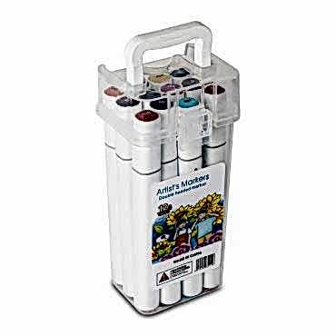 12 Parça Çift Taraflı Marker Boya Kalemi