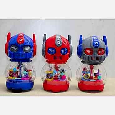 Dans Eden Işıklı Robot Kumbara 