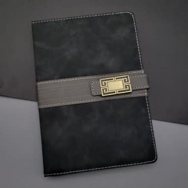 Tarihsiz Ajanda Defter Siyah Renk 