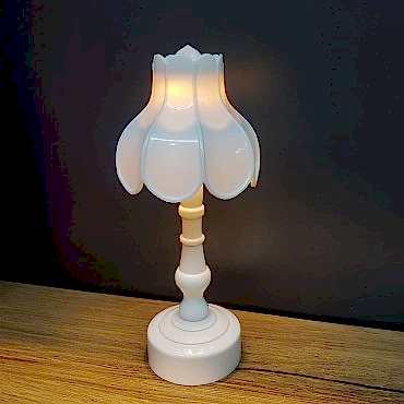 Pilli Dekoratif Abajur Masa Lambası