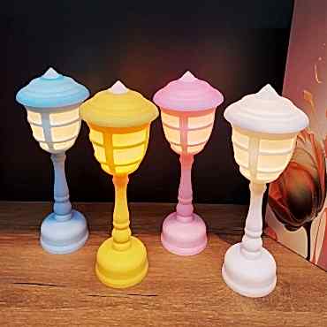 Renkli Sokak Lambası Tasarımlı Led Işık