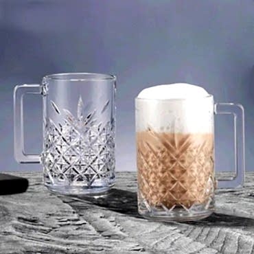 6'lı Kulplu Kristal Meşrubat Bardağı 