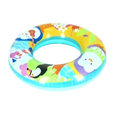 Sevimli Hayvanlar Desenli Çocuk Deniz Simidi (3-6 Yaş)