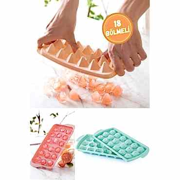 Elmas 18 Bölmeli Buz Kalıbı 