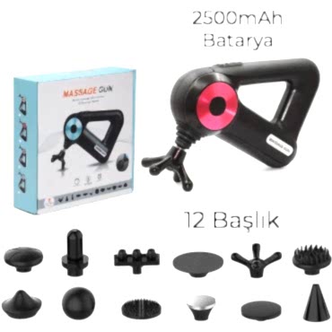 12 Başlıklı Masaj Aleti 