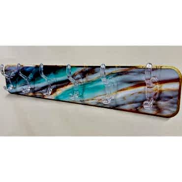 Mermer Desenli Yapışkanlı Askılık 