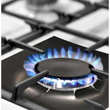  Siyah Renk Ocak Koruyucu Folyo Yanmaz Yapışmaz 4'lü Set