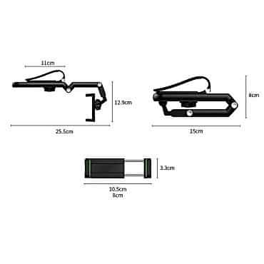 1080° Dönebilen Çok Fonksiyonlu Telefon Tutucu 
