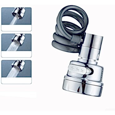 Uzatılabilir Hortumlu 3 Fonksiyonlu Musluk Başlığı 