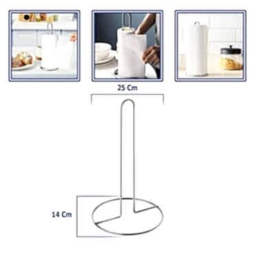 Dik Kağıt Havluluk Krom Renk 