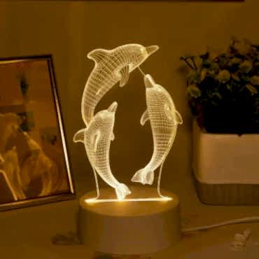 Yunus Tasarımlı Gece Lambası 