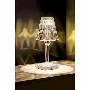 Kristal Abajur LED Kumandalı Ve Dokunmatik Masa Lambası 
