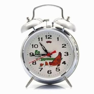 Nostaljik Kurmalı Horozlu Çalar Saat Büyük Boy