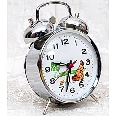 Nostaljik Kurmalı Horozlu Çalar Saat Büyük Boy