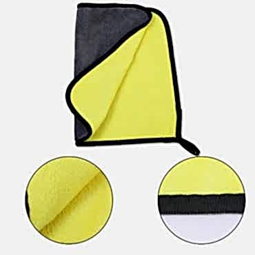 Yünlü Mikrofiber Araba Temizlik Bezi 50x70 cm 