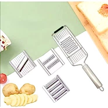 Paslanmaz Çelik 4'lü Set El Rendesi 