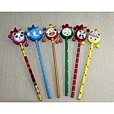 Ahşap Hayvan Figürlü Kurşun Kalem 