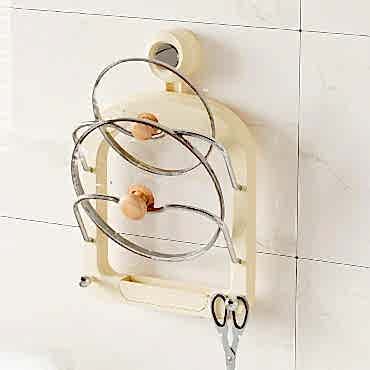 Mutfak Tava Tencere Kapak Tutucu Organizer Raf 