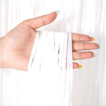 Soft Beyaz Renk Duvar ve Kapı Perdesi 