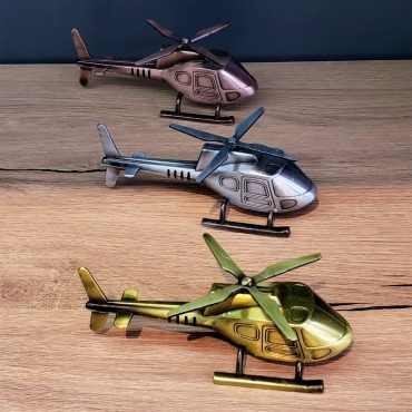 Dekoratif Metal Helikopter