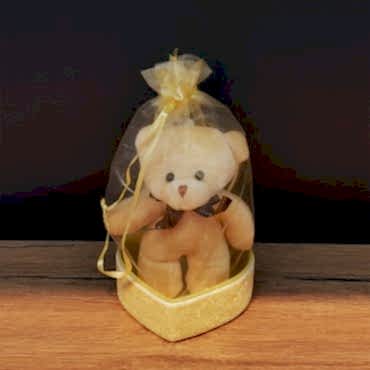 Hediyelik Kese İçinde Ayıcık 