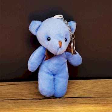 Mavi Hediyelik Kese İçinde Ayıcık 