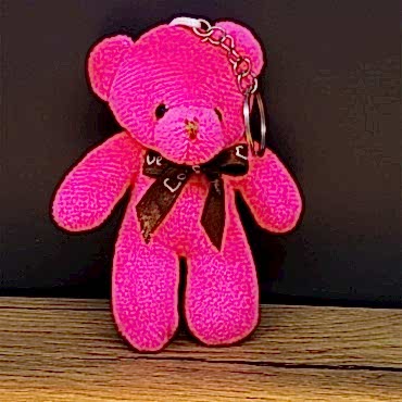 Pembe Hediyelik Kese İçinde Ayıcık 