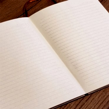 Gold İşlemeli Siyah Deri Defter