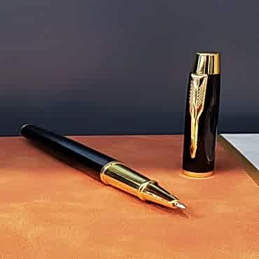 Metal Siyah Roller Tükenmez Kalem