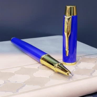 Mavi Metal Tükenmez Kalem