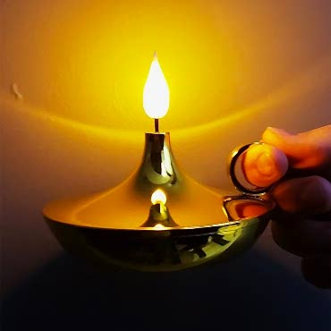 Dekoratif Gold Pilli Mum Lamba 