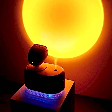 Gün Batımı Lambalı Hava Nemlendiricisi 