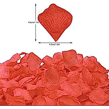 Kırmızı Renk Gül Yaprağı – 1 Paket 100 Adet
