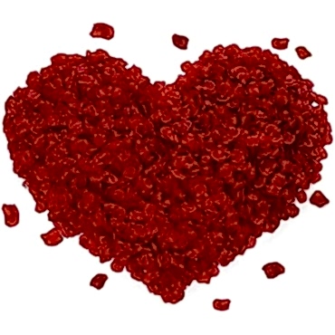 Kırmızı Renk Gül Yaprağı – 5 Paket 500 Adet