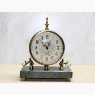 Mermer Tabanlı Masaüstü Saat 