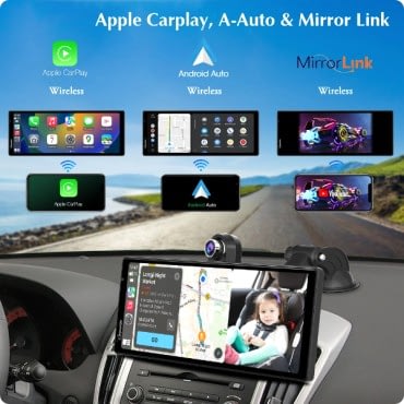 Çift Lens Kameralı Apple Ve Android CarPlay 