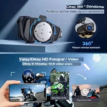 Q28 Kameralı Motosiklet Kask Kulaklığı 