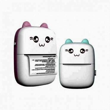 Sevimli Mini Taşınabilir Yazıcı Printer