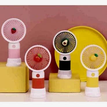 Sevimli Tasarımlı Telefon Tutuculu El Fanı 