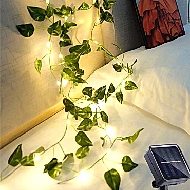 Güneş Enerjili Sarmaşık Led Dekor 5 Metre