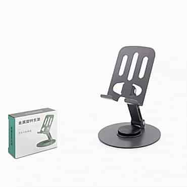 Dönebilir ve Katlanabilir Masaüstü Metal Telefon Tutucu 