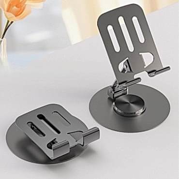 Dönebilir ve Katlanabilir Masaüstü Metal Telefon Tutucu 