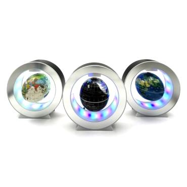 Manyetik Küçük Boy Yuvarlak Ledli Dünya Küre