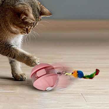 Şarjlı Hareketli Kedi Topu Oyuncak 