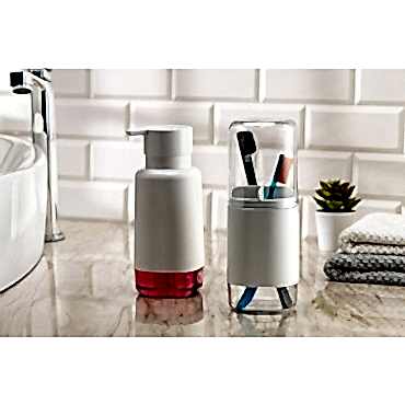 2'li Sıvı Sabunluk Ve Diş Fırçalık Seti 