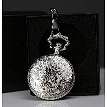 Özel Kutulu Gümüş Köstekli Saat