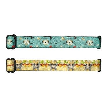 Desenli Zilli Kedi Tasması 