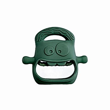 Koyu Yeşil Bebek Silikon Diş Kaşıyıcı 